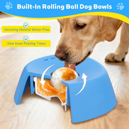Slow Feeder Dog Bowl Anti-Slip Lick Bowl