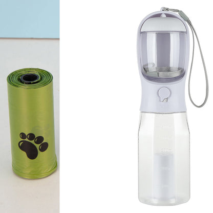 3-in-1 Portable Dog Water Bottle 600ml