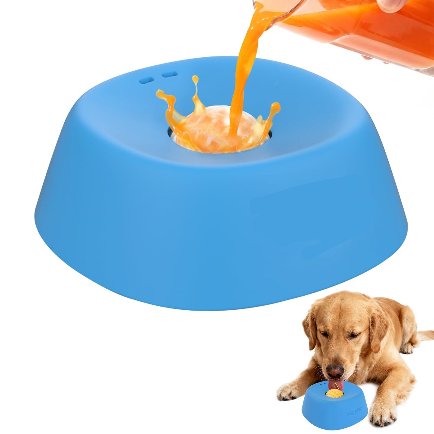 Slow Feeder Dog Bowl Anti-Slip Lick Bowl