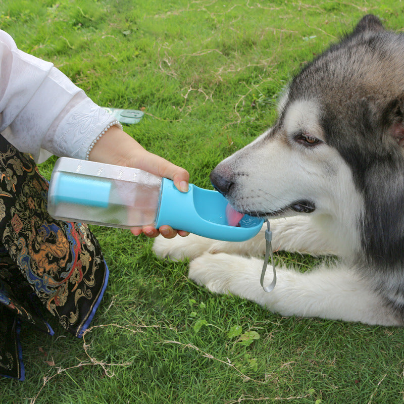 3-in-1 Portable Dog Water Bottle 600ml