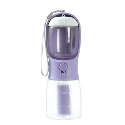 3-in-1 Portable Dog Water Bottle 300ml