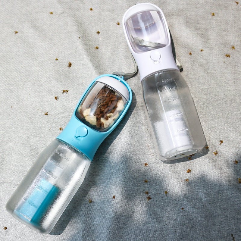3-in-1 Portable Dog Water Bottle 600ml