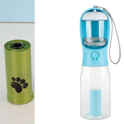 3-in-1 Portable Dog Water Bottle 600ml